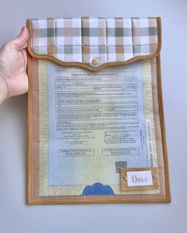 Porta Certidão de Nascimento - Imagem 12