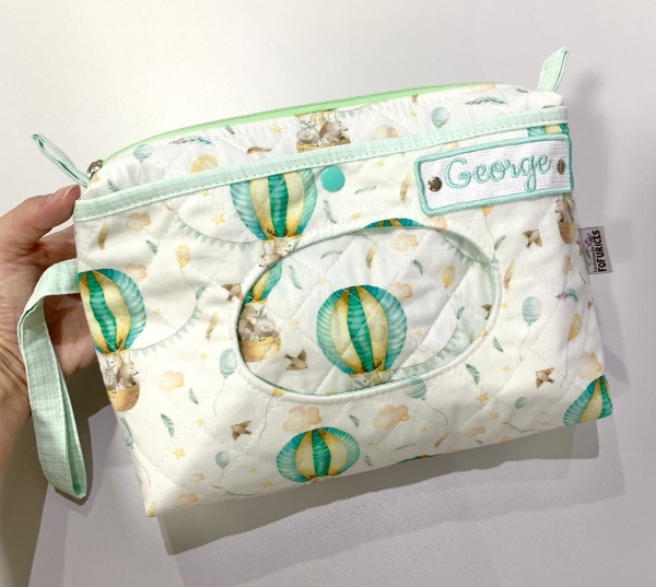 Necessaire porta fraldas e lenço umedecido - Imagem 37
