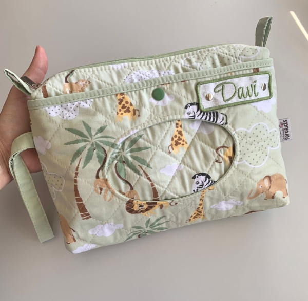 Necessaire porta fraldas e lenço umedecido - Imagem 33