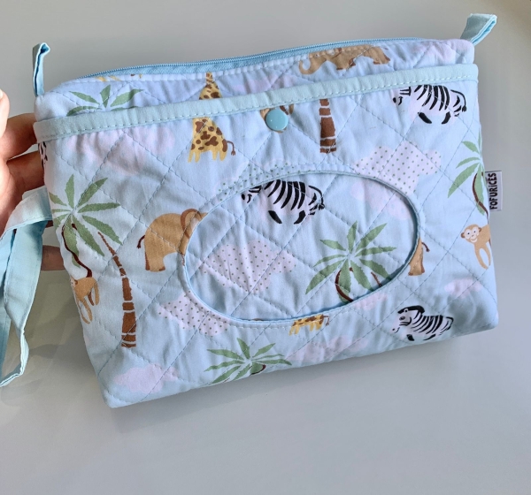 Necessaire porta fraldas e lenço umedecido - Imagem 32