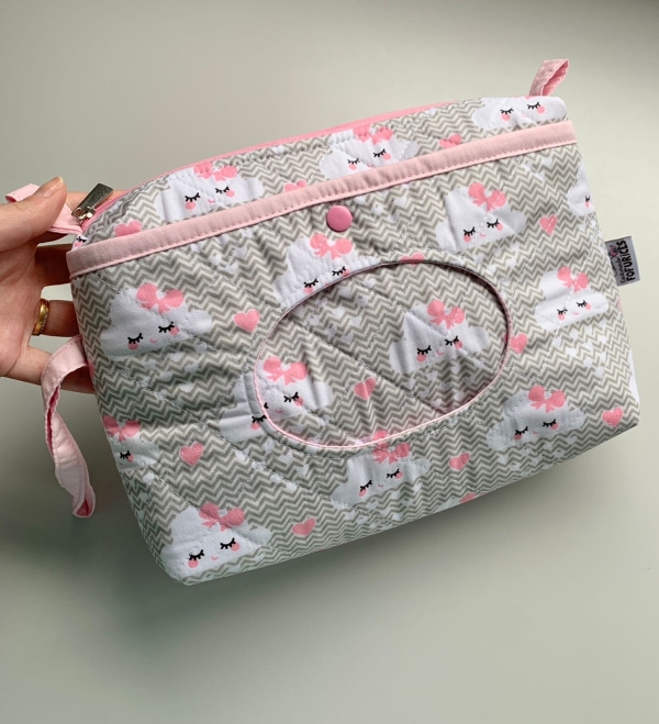 Necessaire porta fraldas e lenço umedecido - Imagem 19