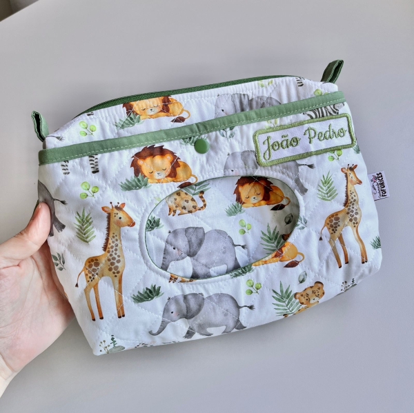 Necessaire porta fraldas e lenço umedecido - Imagem 18