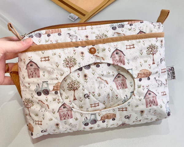 Necessaire porta fraldas e lenço umedecido - Imagem 9