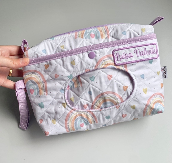 Necessaire porta fraldas e lenço umedecido - Imagem 21