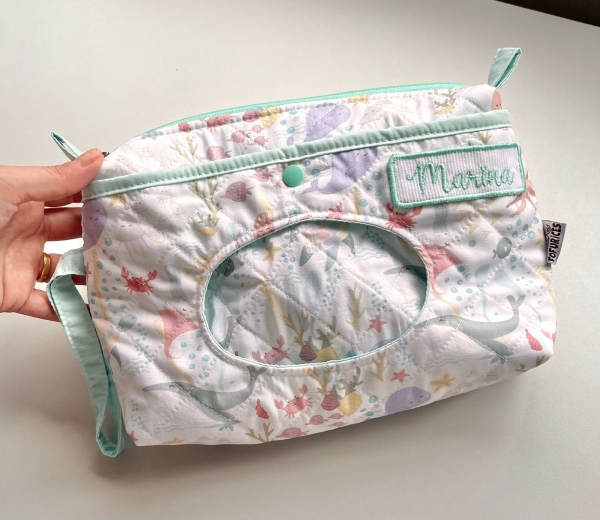 Necessaire porta fraldas e lenço umedecido - Imagem 4