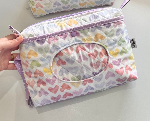Necessaire porta fraldas e lenço umedecido - Imagem 17