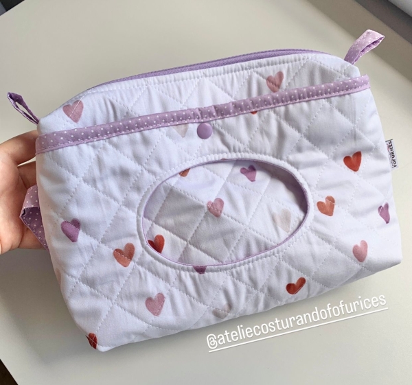 Necessaire porta fraldas e lenço umedecido - Imagem 22