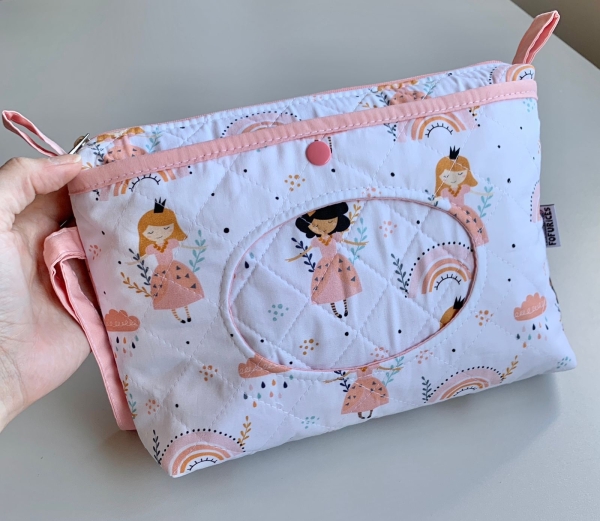 Necessaire porta fraldas e lenço umedecido - Imagem 35