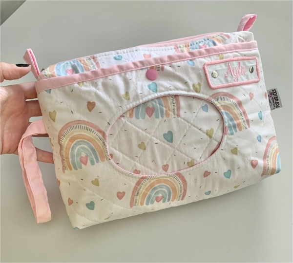 Necessaire porta fraldas e lenço umedecido - Imagem 25
