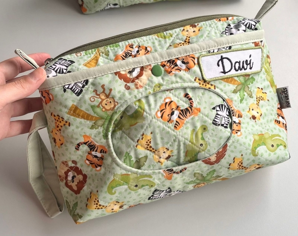 Necessaire porta fraldas e lenço umedecido - Imagem 16