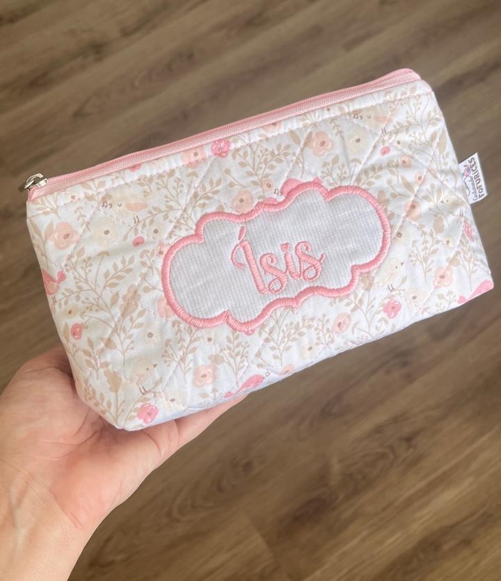 Necessaire G - com nome simples (1 nome) (+R$15,00)